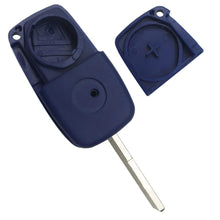 Carica l'immagine nel visualizzatore di Gallery, Guscio chiave per Fiat Panda Bravo Qubo Grande Punto Idea Stilo - 2 Tasti Blu - Plip telecomando con Lama Phonillico®