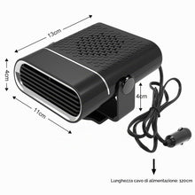 Carica l'immagine nel visualizzatore di Gallery, Riscaldatore per auto, riscaldatore/sbrinatore per auto da 120 W, ventilatore per auto 2 in 1 con funzione di riscaldame