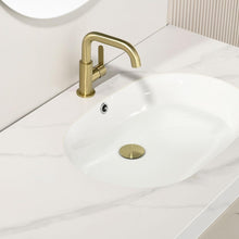 Carica l'immagine nel visualizzatore di Gallery, ONECE Set di Scarico Oro Universale Lavabo Bagno in Ottone
