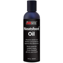 Carica l'immagine nel visualizzatore di Gallery, JobSite Olio per Cuoio Neatsfoot Composto Impermeabile, 236 ml