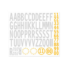 Carica l'immagine nel visualizzatore di Gallery, 4R Quattroerre.it - 1203 - Kit Lettere Adesive Targa, Provincia + Anno