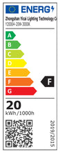 Carica l'immagine nel visualizzatore di Gallery, Faretto LED Esterno 2 Pezzi Potenti Faro a Esterni IP65 Impermeabile Super Illuminoso, Nero 20W 2000LM Faretti Led Lampa