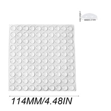 Carica l'immagine nel visualizzatore di Gallery, 100 Pcs Ammortizzatore di Colpi, Gommini Adesivi Silicone Trasparenti Paracolpi per Porte, Mobili, Laptop, Cassetti, Arm