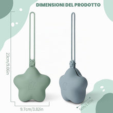 Carica l'immagine nel visualizzatore di Gallery, 2 Pezzi Porta Ciuccio, Confezione Portaciucci in Silicone, Portaciucci Universale per Viaggi e Casa