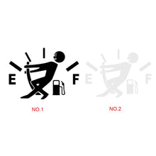 Carica l'immagine nel visualizzatore di Gallery, Adesivo per decorare il coperchio del serbatoio dell’auto, design divertente con l’indicatore della benzina