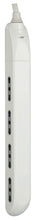 Carica l'immagine nel visualizzatore di Gallery, Electraline 61910 Multipresa Super Slim Salvaspazio 23 mm, 4 Posti Bivalenti 10/16A, Spina 90° 16A, Cavo 1.5 M