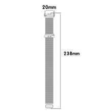 Carica l'immagine nel visualizzatore di Gallery, GIOPUEY Cinturini Compatibile con HONOR Choice Watch 2i, Cinturino in acciaio inossidabile intrecciato [magnetico]