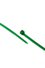 Carica l'immagine nel visualizzatore di Gallery, Fascette per cablaggio 3x160mm - 100 pezzi - Fermacavo, stringicavo - Ultraresistenti, professionali (Verde)