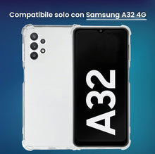 Carica l'immagine nel visualizzatore di Gallery, Cover Trasparente per Samsung Galaxy A32 4G, Custodia Resistente in TPU, Anti Urto con Angoli Rinforzati, Protezione Bor