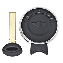 Carica l'immagine nel visualizzatore di Gallery, 3 Tasti Chiave a guscio auto Fit BMW Mini Cooper R56 supporto per batteria
