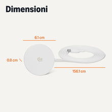 Carica l'immagine nel visualizzatore di Gallery, Amazon Basics - Base Ricarica Wireless Certificato Qi 2.2 25W, Compatibile MagSafe iPhone 17/16/15/14/13/12, Compatibile