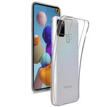 Carica l'immagine nel visualizzatore di Gallery, REY Cover in Gel TPU Trasparente per Samsung Galaxy A21S, Ultra Sottile 0,33 mm, Morbido Flessibile, Custodia Silicone