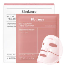 Carica l'immagine nel visualizzatore di Gallery, BIODANCE Bio-Collagen Real Deep Mask, Maschera Viso Notturna in Idrogel, Idratante e Rimpolpante, Minimizza i Pori e Mig