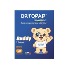 Carica l'immagine nel visualizzatore di Gallery, MASTER AID Ortopad Buddy Regular - Cerotti Colorati Oculari per Bambini - Cerotto Occlusore Occhio Bambini per il Tratta