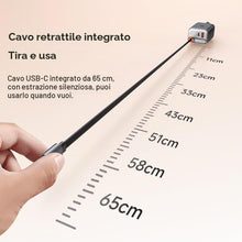 Carica l'immagine nel visualizzatore di Gallery, Mcdodo Caricatore USB C 40W con Cavo Retrattile USB C Alimentatore Tipo C Rapido Retrattile 3-Port Presa C Caricabatteri