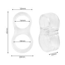 Carica l'immagine nel visualizzatore di Gallery, 10 Pezzi Fermaporta Maniglia, Trasparente Maniglia Porta, Ferma Porte, Silicone Paracolpi, Tampone Proteggi Finestre, Fe