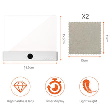 Carica l'immagine nel visualizzatore di Gallery, HOTUT Piatto LED Libro Lampada, LED Libro Pannello Luce, Lampada da Lettura per la Cura Degli Occhi, Lettura Lightwedge,
