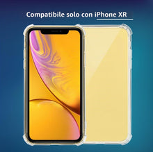 Carica l'immagine nel visualizzatore di Gallery, Cover Trasparente per iPhone XR, Custodia Resistente in TPU, Anti Urto con Angoli Rinforzati, Protezione Bordi e Antigra