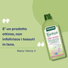 Carica l'immagine nel visualizzatore di Gallery, Nuncas Vegetarium Detersivo a Mano e in Lavatrice Lana e Delicati - 500 ml