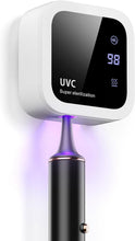 Carica l'immagine nel visualizzatore di Gallery, Spazzolino Igienizzante UV da Bagno, Asciugatura a 50 °C, Supporto con Disinfezione UV, Display LED, Fissaggio a Parete 