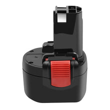 Carica l'immagine nel visualizzatore di Gallery, 9,6V 4800mAh Ni-MH Sostituzione Batteria per Bosch BAT048 BAT100 BAT119 BH984 BPT1041 PSR 960 PLI PAG PAG GLI GDR GSR 9.