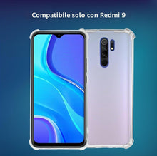 Carica l'immagine nel visualizzatore di Gallery, Cover Trasparente per Xiaomi Redmi 9, Custodia Resistente in TPU, Anti Urto con Angoli Rinforzati, Protezione Bordi e An