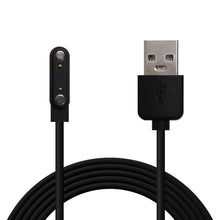 Carica l'immagine nel visualizzatore di Gallery, OcioDual Cavo di Ricarica Magnetica Nero per Orologio 2 Pins Distanza tra i Pin 7,62mm Caricabatterie Cable Caricatore M