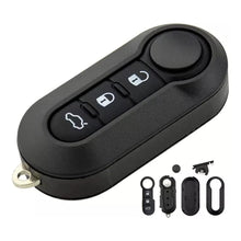 Carica l'immagine nel visualizzatore di Gallery, SALPIE Custodia Chiave Auto 3 Tasti Compatibile con Fiat Panda, Punto, Grande Punto, 500, Bravo, Stilo e Lancia Y – Cove