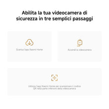 Carica l'immagine nel visualizzatore di Gallery, XIAOMI C201 Telecamera WiFi Interno 1080P, Videocamera Sorveglianza