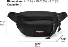 Carica l'immagine nel visualizzatore di Gallery, Eastpak DOGGY BAG Marsupio, 3 L - Black Denim (Grigio)