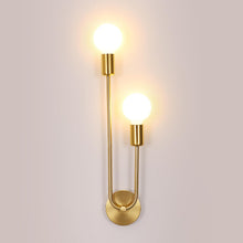 Carica l'immagine nel visualizzatore di Gallery, Riserva Applique da Parete Interno Oro E27, 2 Luci