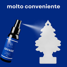 Carica l'immagine nel visualizzatore di Gallery, profumo per auto SAVAGE - profumo per auto e deodorante per interni, neutralizza gli odori in auto, profumo per auto con