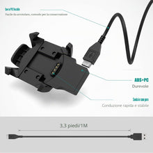 Carica l'immagine nel visualizzatore di Gallery, TUSITA Caricabatterie Compatibile con Garmin Fenix 3, Fenix 3 Sapphire, Fenix 3 HR, Quatix 3, Tactix Bravo, D2 Bravo - C