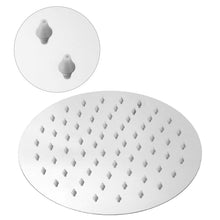 Carica l'immagine nel visualizzatore di Gallery, QWORK® Soffione per doccia Ø 20 cm, soffione doccia regolabile 360°, doccia soffione rotondo