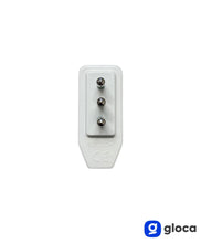 Carica l'immagine nel visualizzatore di Gallery, gloca Set 5 Spine Piatte Salvaspazio 10A Colore Bianco Standard Italiano 250V