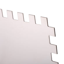 Carica l'immagine nel visualizzatore di Gallery, Mivos Cazzuola dentata 8 x 8, in acciaio inox, dentata, 270 x 130, con impugnatura morbida, spatola per capelli antirugg