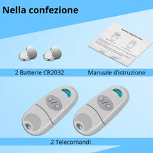 Carica l'immagine nel visualizzatore di Gallery, Telecomando Cancello Universali 433,92MHz - 2 PZ - Compatibile con Top 432EE, 432EV, 432NA, 432A, 432M, 432S, T432-2 Can
