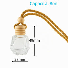 Carica l'immagine nel visualizzatore di Gallery, 30 Pcs Bottiglia Deodoranti per Auto Vuota,Deodorante per Ambienti Diffusore Bottiglia Ciondolo Olio Aromaterapia Retrov
