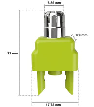 Carica l'immagine nel visualizzatore di Gallery, One Blade Lame per Naso e Orecchie compatibile con OneBlade, Sistema di Rotazione a 360°, Facile Pulizia (1 unità)