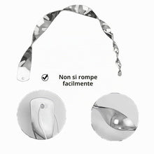 Carica l'immagine nel visualizzatore di Gallery, 12 Pezzi Repellente per Uccelli Riflettente 30cm Spirale Dispositivo Deterrente Spirale del Vento Riflettente Argento pe