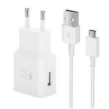 Carica l'immagine nel visualizzatore di Gallery, Caricatore USB, Caricabatteria Ricarica Rapida con 1,5m Micro USB Compatibile con Samsung Galaxy S6/S6 Edge/S6 Edge +/S7