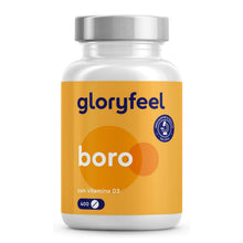 Carica l'immagine nel visualizzatore di Gallery, Boro Integratore, 3,5 mg di Boro Puro per Compressa, 400 Compresse in un più di un anno di Fornitura, Senza Additivi Ind