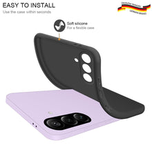 Carica l'immagine nel visualizzatore di Gallery, HSP Cover per Samsung Galaxy A56 5G, Custodia Silicone, Slim Case, Nera