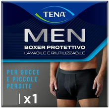Carica l'immagine nel visualizzatore di Gallery, TENA MEN Boxer Protettivi Lavabili e Riutilizzabili, Nero