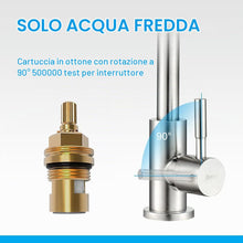 Carica l'immagine nel visualizzatore di Gallery, Rubinetto da cucina Ibergrif per acqua fredda, in acciaio inox