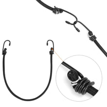 Carica l'immagine nel visualizzatore di Gallery, QWORK® 10 Pezzi 100 cm Corde Elastiche con Ganci, Elastico con Gancio Multiuso per Bagagli, Campeggio