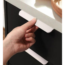 Carica l'immagine nel visualizzatore di Gallery, 4 pezzi Maniglie per mobili, per armadi, con anta nascosta, maniglie per cassetti, maniglie per mobili invisibili, manig