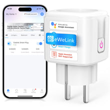Carica l'immagine nel visualizzatore di Gallery, SURFOU Presa Smart, 16A Intelligente Plug Compatibile con Alexa e Google Home, Controllo Vocale, 2.4GHz WiFi Accesso Rem