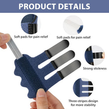 Carica l'immagine nel visualizzatore di Gallery, Dita a Stecca, 4 Pezzi Stecche per Dita Mano, con Fascia in Alluminio Integrata, Supporto di Mano Splint Dito, per Tutte