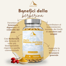 Carica l'immagine nel visualizzatore di Gallery, ALPS NATURE Berberine Fitosomada Berbevis® 600 mg – 60 Capsule per 30 giorni - Berberina Liposomiale Pura - Berberina ad